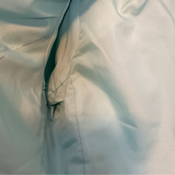 Louben II Canada Light Blue/Turquoise Zip Up Work Dress Up Blazer - Size 16 - Picture 10 of 10